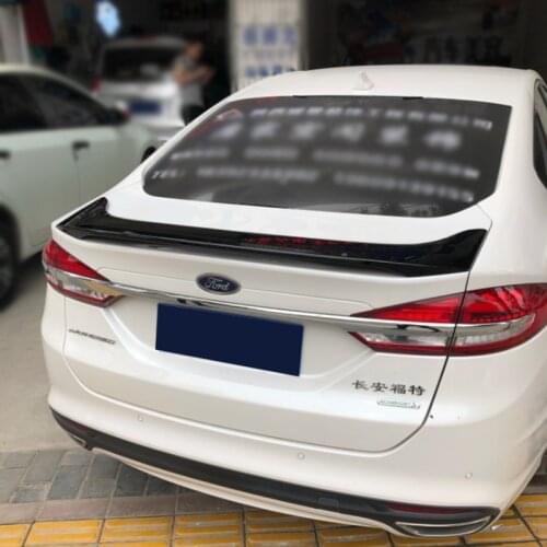 Trunk Spoiler ABS Plastic Rear Tail Wing Accessories for Ford MONDEO Fusion 2017 - 2020