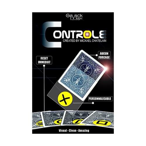 CONTROLE (Gimmicks+online instruct) by Mickael Chatelain - Magic Tricks,Card Magia,Illusions,Close up,Mentalism,Street Magie