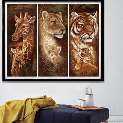 Giraffe 5D Full Diamonds Embroidery Painting DIY Cross Stitch Home Decor 2