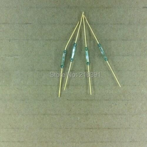 10PCS/Lot 2*10MM Dry reed pipe Gold plated magnetic control switch 2*10MM