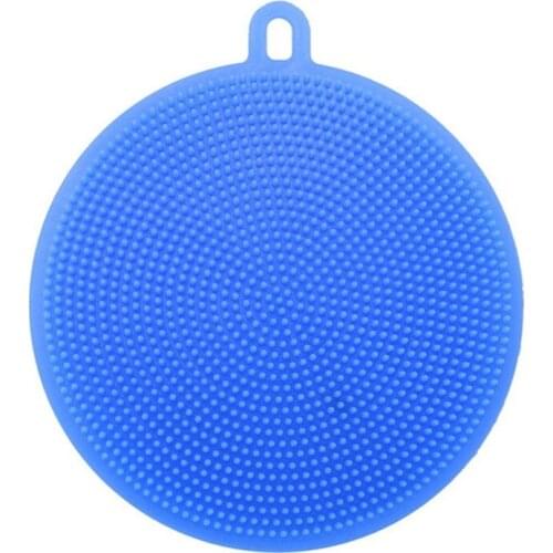 10PCS/LOT Magic Cleaning Brush Multifunction Silicone Pad Dish Bowl Scouring Pot Pan Wash Brushes Kitchen Cleaner Washing Tool