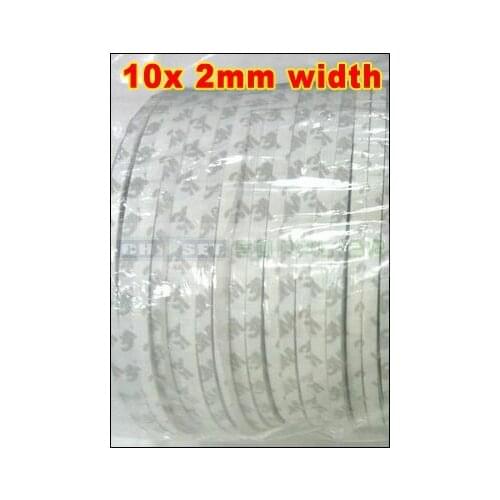 10x 2mm*50 meters 3M 9080 Hi-Temp Resist Double Adhesive Tape for iphone 4/5/6, Samsung Huawei LCD Screen Bezle Cable Repair