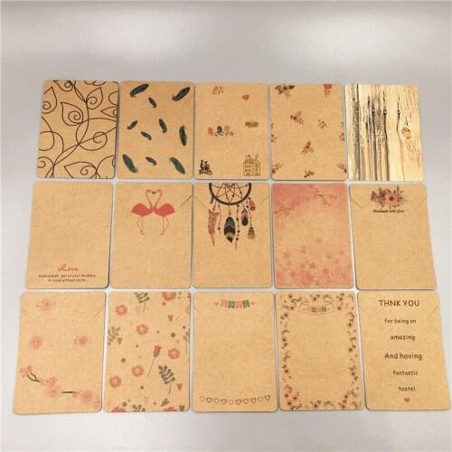 200 pcs 5x7cm New Arrival Flamingo/Stake/Marble Patterns Necklace Cards For Women Gifts Jewelry displays card