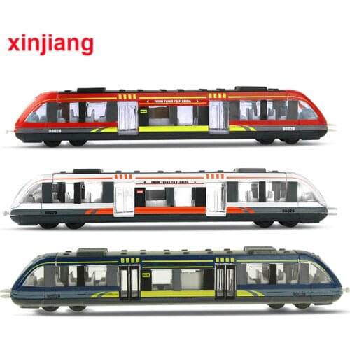 3 Colors Simulation Alloy Train Model High Speed Train Models Metal Diecasts Children Education Toy Vehicles Gifts
