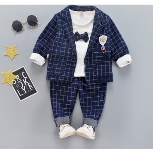 Flower Boys Formal Event Garment Wedding Suit Kids Birthday Dress Jacket Pants shirt 3Pcs Children Prom Piano Tuxedo Costume