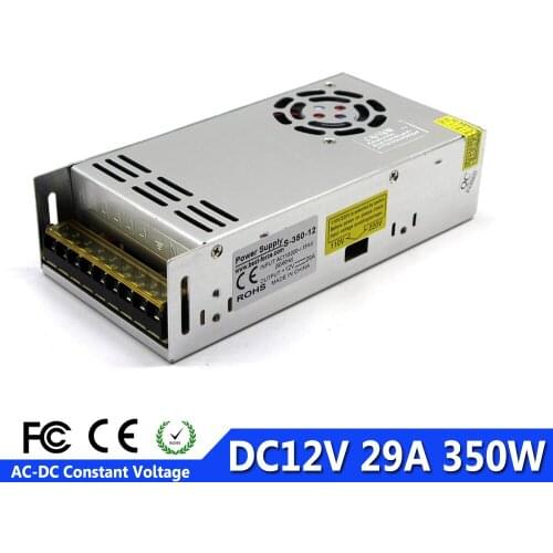 350W 12V 29A Small Volume Single Output Switching power supply 110V 220V AC-DC SMPS for LED Strip CNC 3D Print Machine DIY CCTV