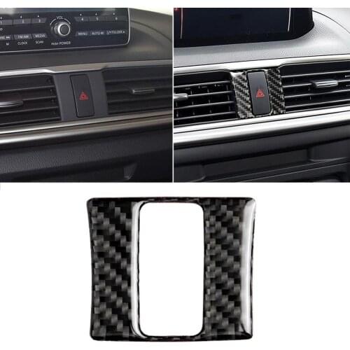 80% HOT SALES！！！Carbon Fiber Left Right Drive Car Warning Light Sticker Decor for Mazda 3 Axela