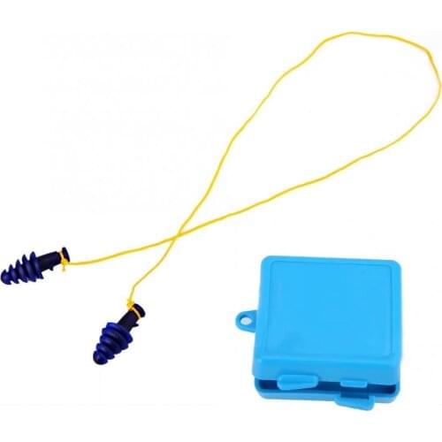 25dB NRR Ear Plugs with a neck band improve Sleep Ears Hearing Protection Noise Reduction Banded Earplugs TPE easy carrying