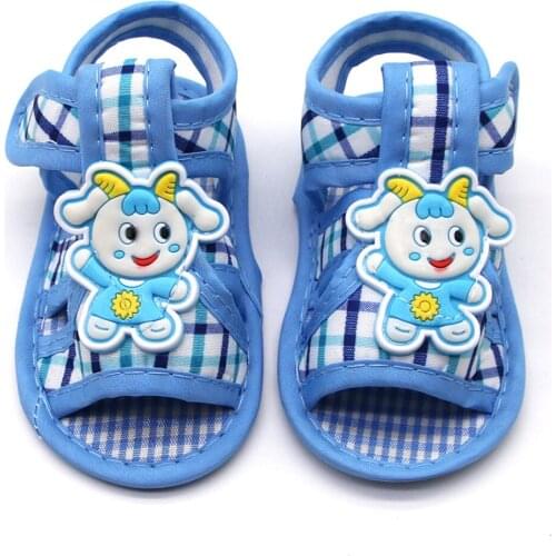 Newborn Baby Girls Lamb Prewalker Soft Sole Sandals Single Shoes Baby Girl Shoes For New Born Children Shoes Fille 0-18 Months