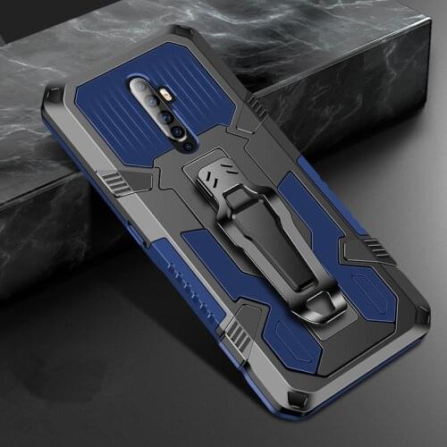 Armor Phone Case For OPPO A3S C1 A12E A5 A7 A5S A12 A11K A9 A11X A11 2019 Reno 2Z 2F F11 Pro A8 A1K C2 2020 Metal Stand PC Cover