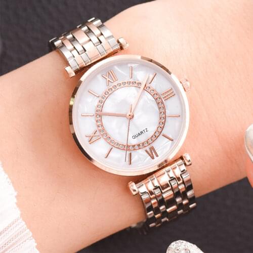 Luxury Crystal Women Bracelet Watches Top Brand Fashion Diamond Ladies Quartz Watch Steel Female Wristwatch Femme Relogio