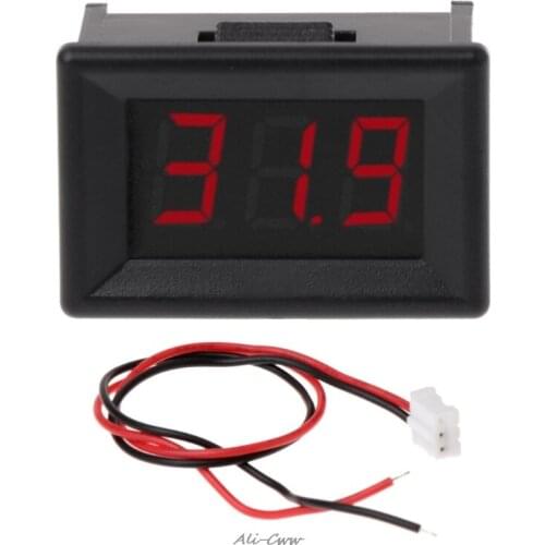 DC 2.4V-30V 2Wires Voltmeter Mini 0.36" Digital Voltage Gauge Meter for Auto Car LED Display Gauge