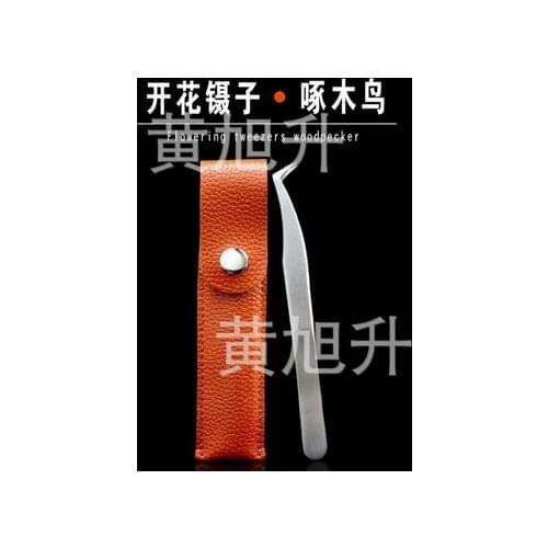 By dhl 500pcs Dolphine Grafted Eyelashes Tweezers precision stainless steel Tweezer False Eyelash Extensionl with bag hot