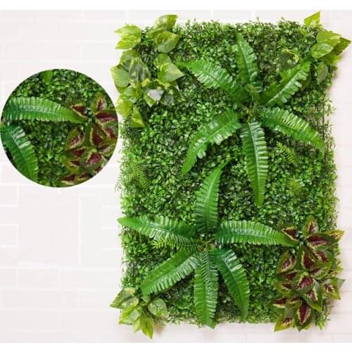 40cm*60cm Artificial plant wall accessories for home wedding party background wall decoration plastic green leaves bonsai