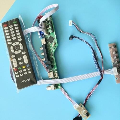 Kit for B156HTN01.0/B156HTN01.1 Remote Controller Board USB 1920x1080 HDMI LVDS TV VGA AV 40pin Audio LCD Display Screen Panel