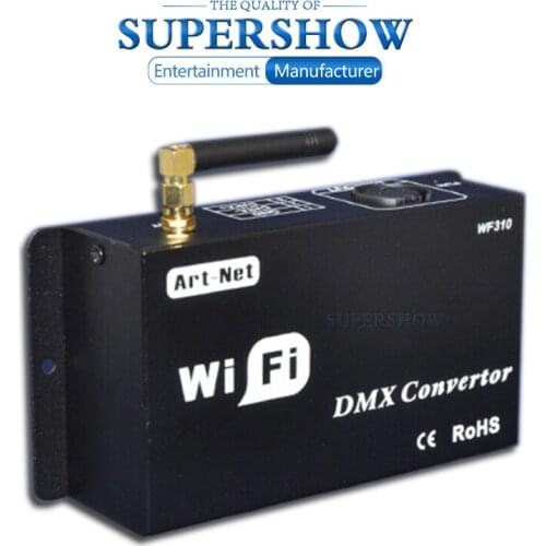 WIFI310 LED DMX512 signal controller Art-Net DMX512 communication protolcol DC12V Wifi converter software