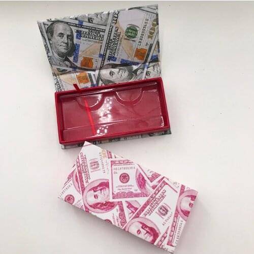 Dollars lashes box magnetic eyelashes packing hot selling product custom private label logo free trays