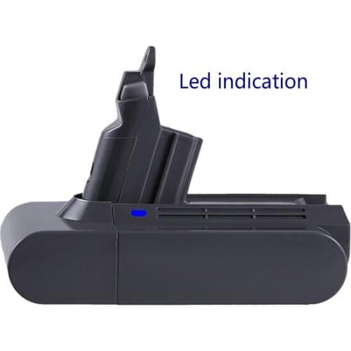 Best LED 3500mAh Li-ion Rechargeable Battery Replacement For Dyson V6 DC59 V6 DC58 DC61 DC62 210691-01 210692-01