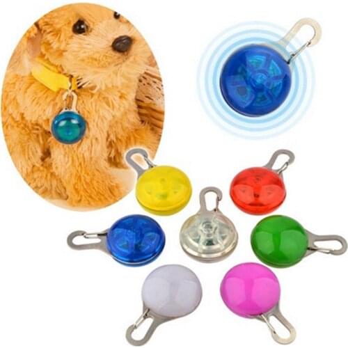 Puppy Collar luminous Bell Pet LED Pendant Flashing Lamp Dog LED Light Pets Signal Light For Pet Dog Cat Safety
