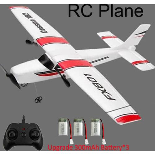 DIY RC Plane Toy EPP Craft Foam Electric Outdoor Remote Control Glider FX-801 901Remote Control Airplane DIY Fixed Wing Aircraft