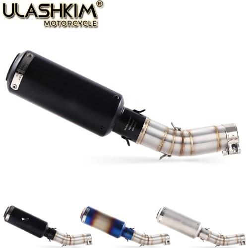Motorcycle Full Exhaust System Muffler Escape Slip On For suzuki GSX250R GSX 250R GSX250 GW250 Link Middle Pipe with DB-KILLER