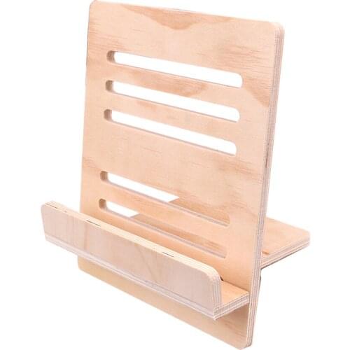 Foldable Wood Music Stand Desktop Holder Book Recipe Stand Rack Support DIY