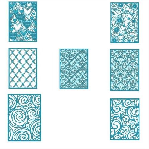 Mixed Rectangle Frame Metal Cutting Dies DIY Card Album Embossing Crafts Scrapbooking Stencil Template New Dies For 2019