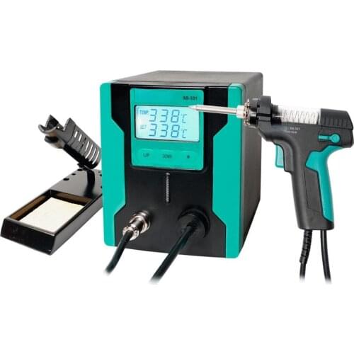 SS-331H LCD Electric Desoldering Gun Anti-Static Strong Suction Vacuum Desoldering Pump For PCB Circuit Board Repair