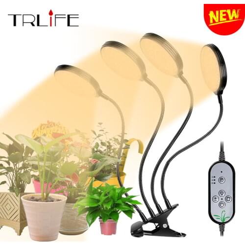 60W LED Grow Light DC 5V USB with USB Timer Dimmable Full Spectrum Bulbs Flexible Clip Phyto Lamp for Plant Seedling Fitolamp