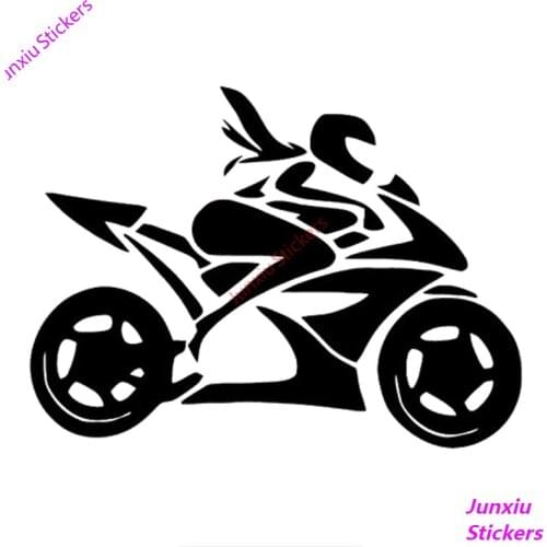 Creativity Gilr Motorcycle Rider Car Sticker Funny Vinyl Decals Bumper Window Trunk Motorcycle Accessories Stickers PVC12x9cm