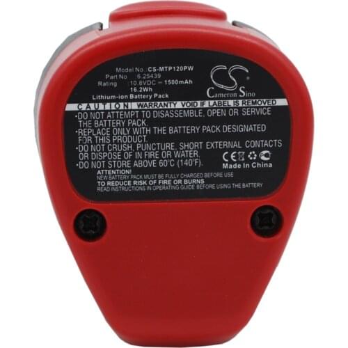 Brand new CS-MTP120PW replacement battery for Metabo PowerImpact 12 PowerLED 12 PowerMaxx 12 PowerMaxx 12 Basic 6.25439