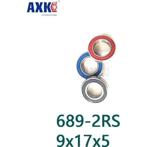 Axk 4 Pc/lot 689-2rs 9x17x5 Abec3 Hybrid Ceramic Si3n4 Ball Bearing 689rs 689 G5 Grade Ceramic Ball For Bicycle 689-2rs
