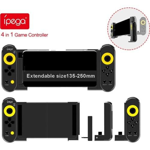 Ipega PG9167 Gamepad Bluetooth Wireless Joystick Trigger Stretchable Game Controller for Xiaomi Android IOS Pubg Mobile Phone