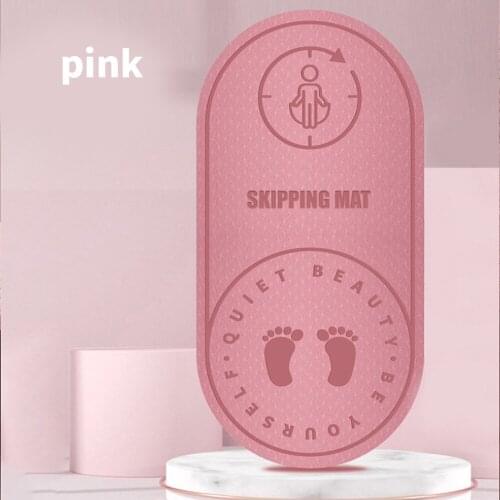 Rope Skipping Mat Odorless Sound Insulation and Shock Absorption High-Density Home Indoor Fitness Dance Sports Mute Yoga Mat