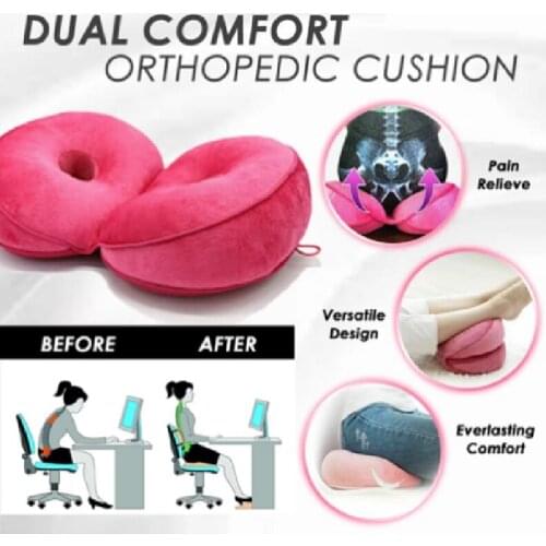 Multifunctional Dual Comfort Seat Cushion Memory Foam of Hip Lift Seat Cushion Beautiful Butt Latex Seat Cushion Comfy for Home