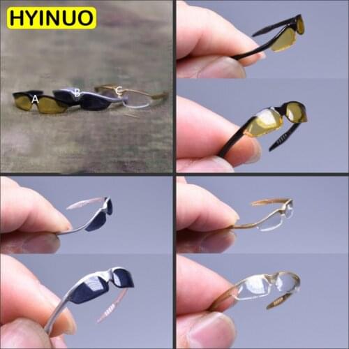Custom 1/6 Model Sunglasses Shooting Glasses Windshield Playing Handsome Suit Set Toy f 12" Action Figure Body Accessories show