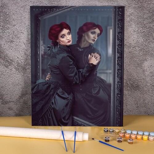 Woman Girl Coloring By Numbers Painting Complete Kit Oil Paints 50*70 Picture By Numbers Photo New Design Children Handiwork