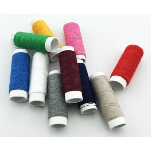 10pcs/set Sewing Thread Hand Sewing/Machine Sewing Embroidery thread 50 Yards Sewing Craft Tool Handmade Home supplies