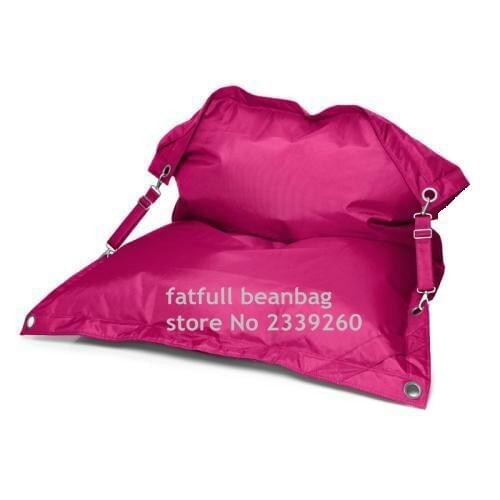 Cover only No Filler- Pink outdoor bean bag chaise longue, living room furniture,large beach hammock,comfort bean bag chairs
