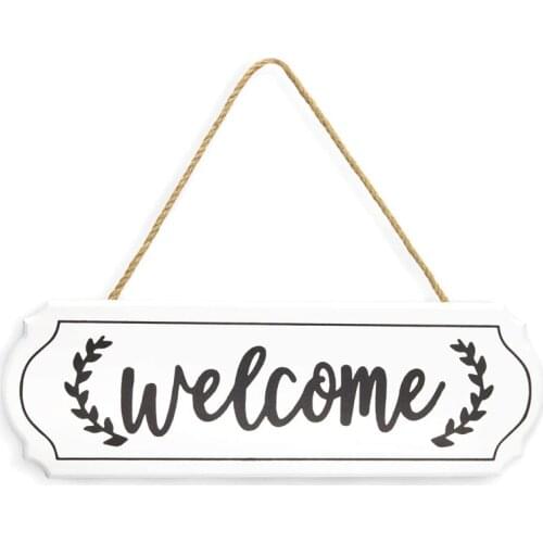 Practical Wooden Welcome Sign for Rustic Farmhouse Decorations Wall Hanging Welcome Sign Front Door Porch Decor