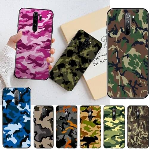 Camouflage Pattern Camo military Army Luxury Phone Case for Redmi Note 9 8 8T 8A 7 6 6A Go Pro Max Redmi 9 K20