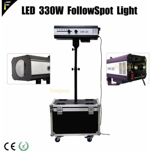 Following Spot Light LED 330w With Flightcase For Wedding/Theater Decoration Performance Follow spot light