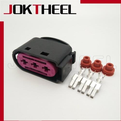 1/5/10/20 set fuse Box plug 3 Pin female connector for Beetle Bora Golf MK4 A3 TT Octavia Seat Leon Toledo 1J0937773 1J0 937 773