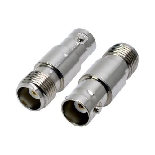 2pcs BNC Female To TNC Female RF Coaxial Adapter Connectors