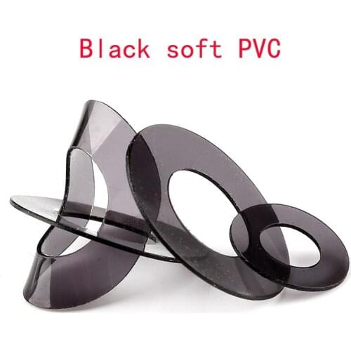 100PCS Black Soft PVC Plastic Gasket Insulation Waterproof Gasket Sealing Plastic Leak Proof Flat Gasket M2 M2.5 M3M4 M5M6M8 M10