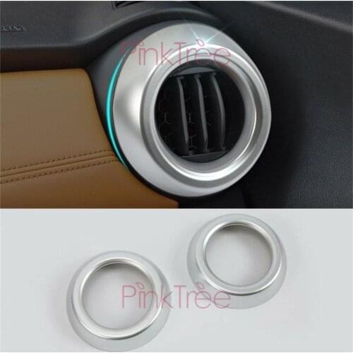 ABS Matte Air Vent Outlet Cover Trim For Nissan Kicks 2017 2018 2019 Decoration Molding Car Styling Interior Accessories