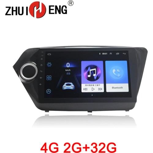 ZHUIHENG 2 din car radio Multimedia for KIA K2 Rio 2 2011-2016 car dvd player GPS navi car accessory with 2G+32G 4G internet