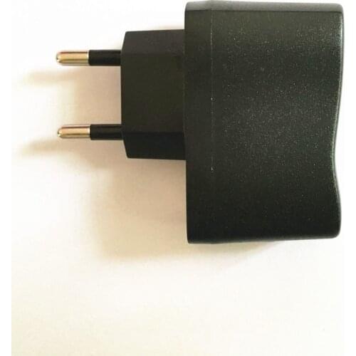 Freeshipping 50pcs/lot AC 100V-240V to DC 5V 500mA USB to 2 Pin EU Plug Power Adapter Charger