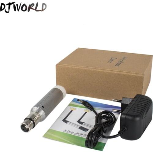 DJWORLD Controller Wireless Receiver Recharge 2.4G ISM Female Connector Wireless Remote Control DMX Signal Transmitter