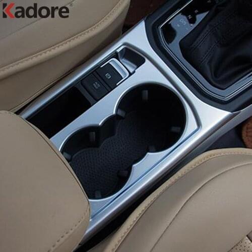 For VW For Volkswagen Touran 2016 2017 2018 2019 Interior Car water cup frame decorative Trim Cover Car Styling 1PCS